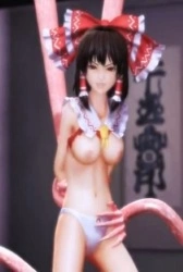 3D Demonic Tentacles Tied Reimu Thumbnail